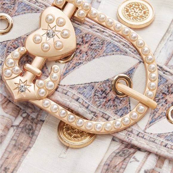 NWT Commense Elegant Cream Women's Dress Size large - Picture 4 of 6